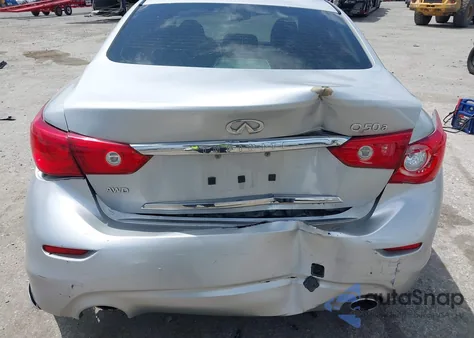 2015 Infiniti Q50 из США, поврежденный, VIN JN1BV7AR3FM397191